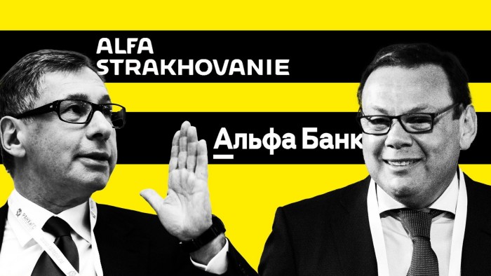 Billionari russi Fridman e Aven Sendono stakes alfa-bank nel tentativo di ribaltare le sanzioni