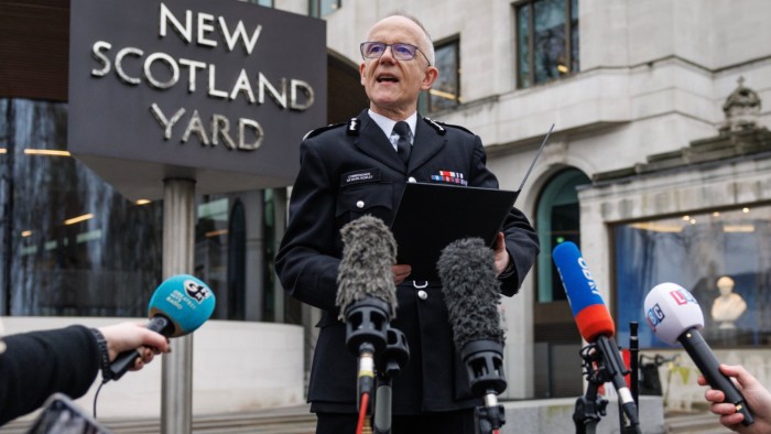 Met Commissioner Sir Mark Rowley