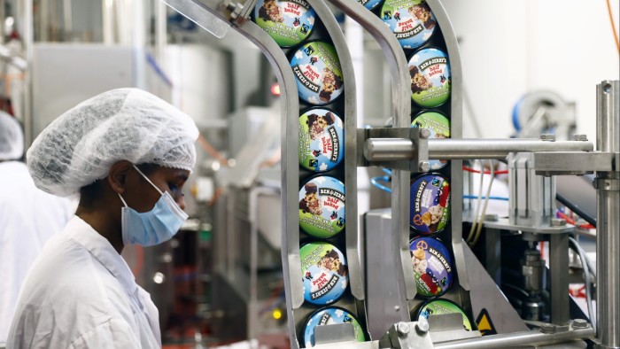 Unilever si inclina verso l'elenco dell'unità di Ben & Jerry su più mercati