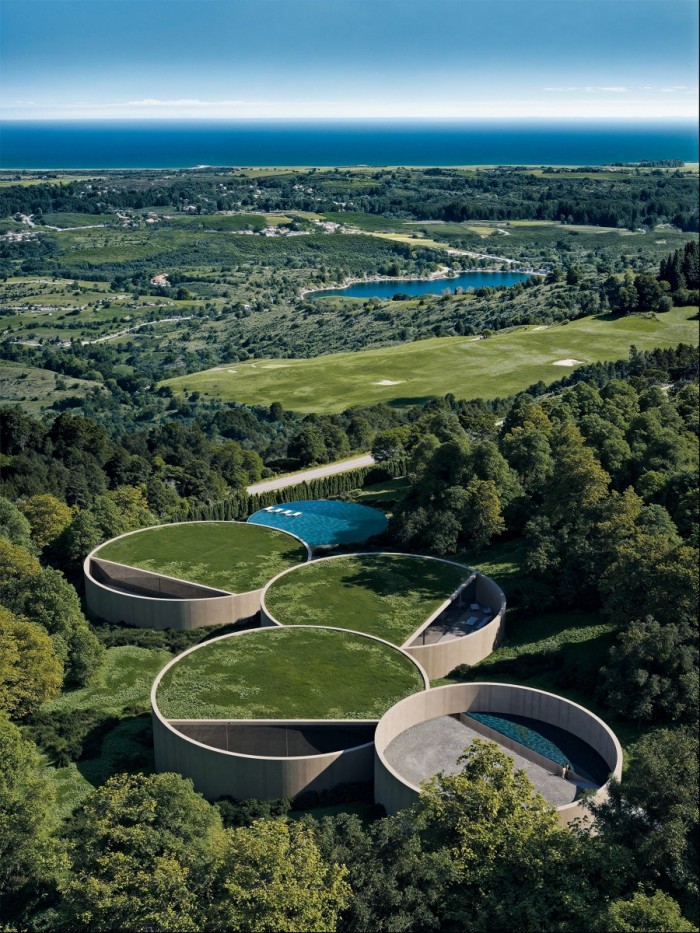 Un rendering di villa mezzogiorno a sotogrande