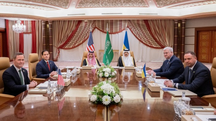 Talks in Jeddah involving the US and Ukraine earlier this month