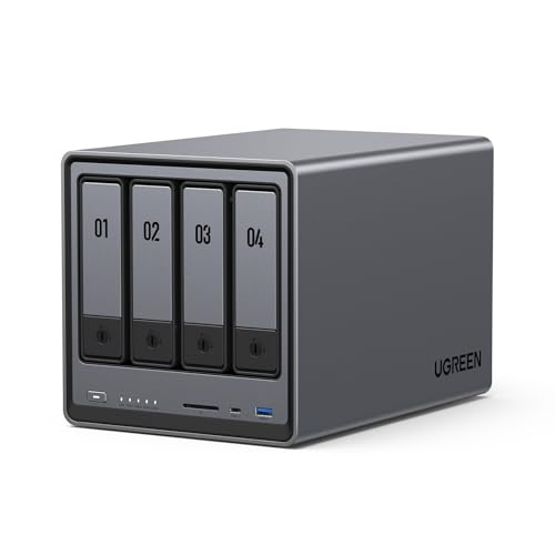 Ugreen Nasync DXP4800 Desktop 4-Bay NAS, CPU Quad-core Intel N100, 8 GB DDR5 ...