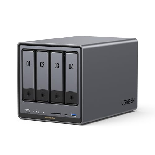 Ugreen Nasync DXP4800 Plus Desktop 4-Bay Nas, Intel Pentium Gold 8505 ...