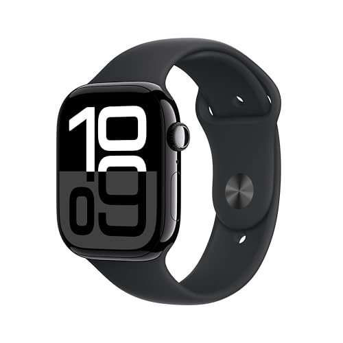 Serie di Apple Watch 10 [GPS 46mm case] Smartwatch con alluminio nero jet ...