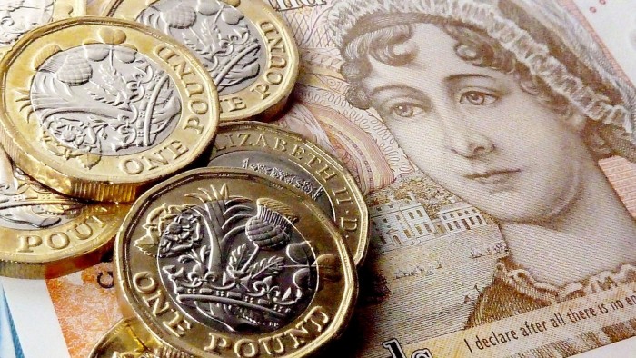 UK sterling banknotes and coins