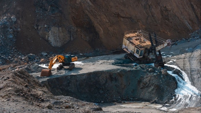 A graphite mine in central Ukraine