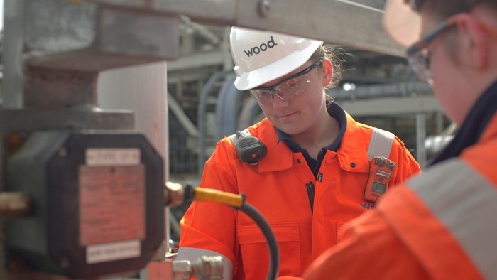 Workers at Wood Group