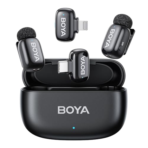 Microfono wireless di Boya Mini per iPhone/Android/PC/Tablet con USB ...