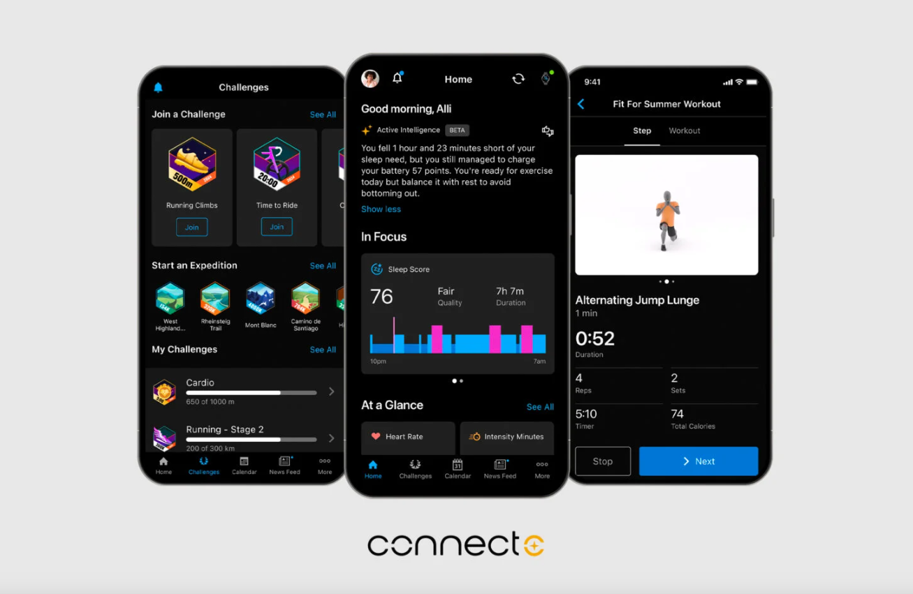 L'app Garmin Connect aggiunge funzionalità basate sull'intelligenza artificiale e un piano di abbonamento