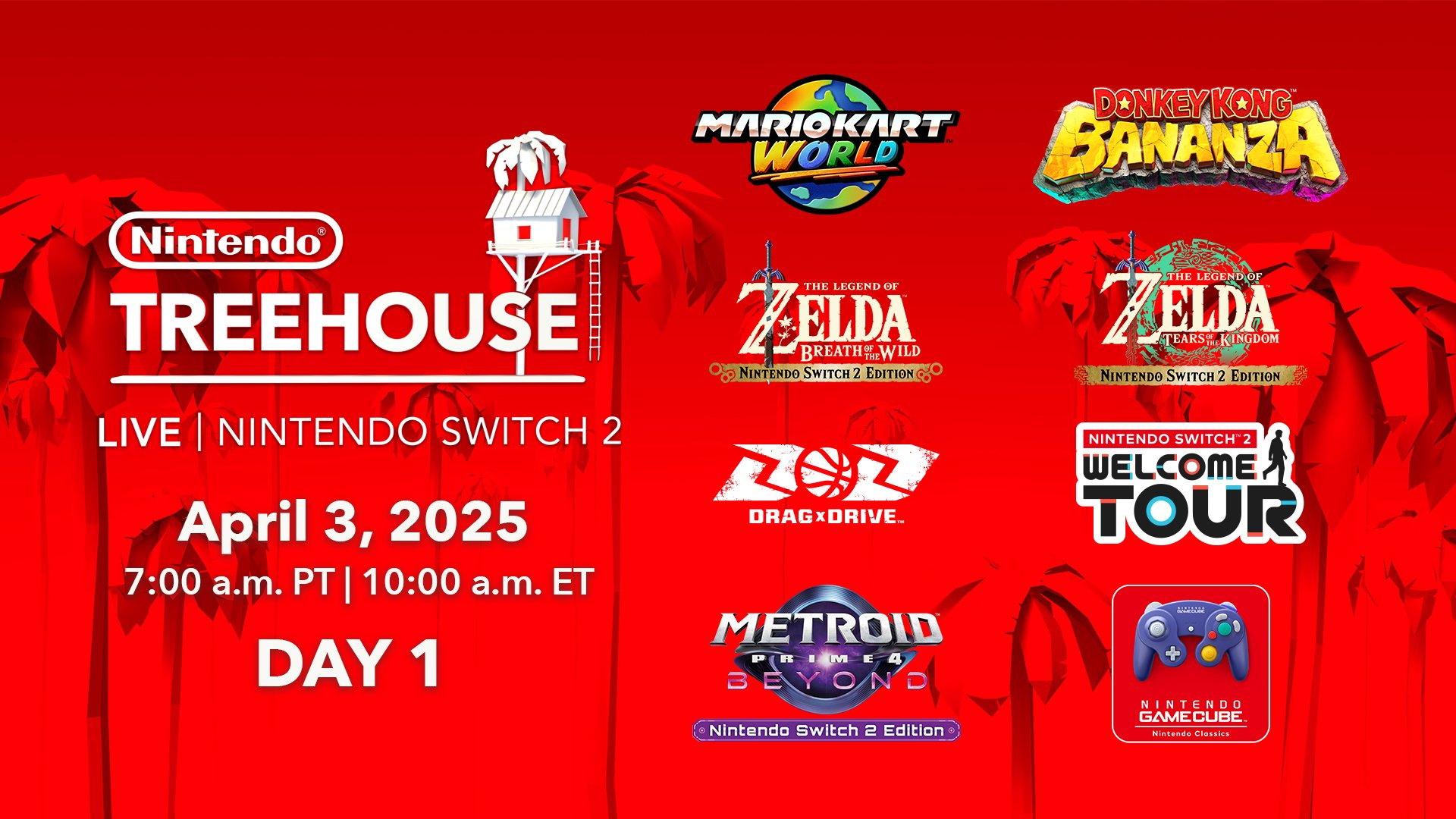 Nintendo Treehouse: Live - Video di gameplay di Nintendo Switch 2 Day