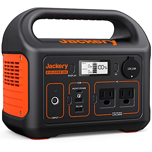 Jackery Portable Power Station Explorer 300, 293Wh Backup Lithium Battery, ...