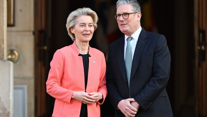 Sir Keir Starmer and Ursula von der Leyen