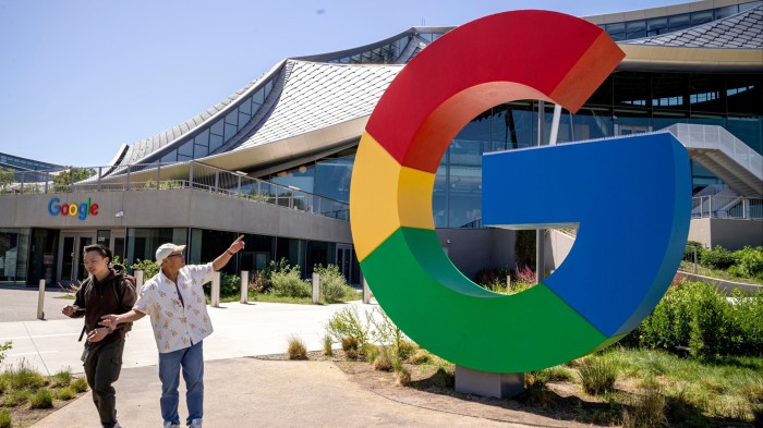 Google’s campus in Mountain View, California