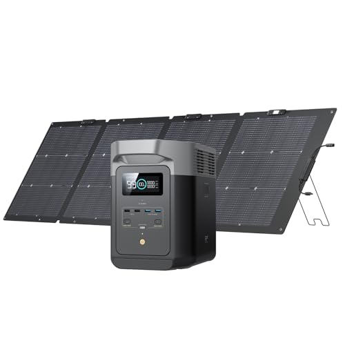 EFLOW Generatore solare Delta2 con pannello solare 220W, LFP (LifePO4) ...