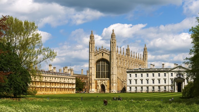 King’s College Chapel at Cambridge university