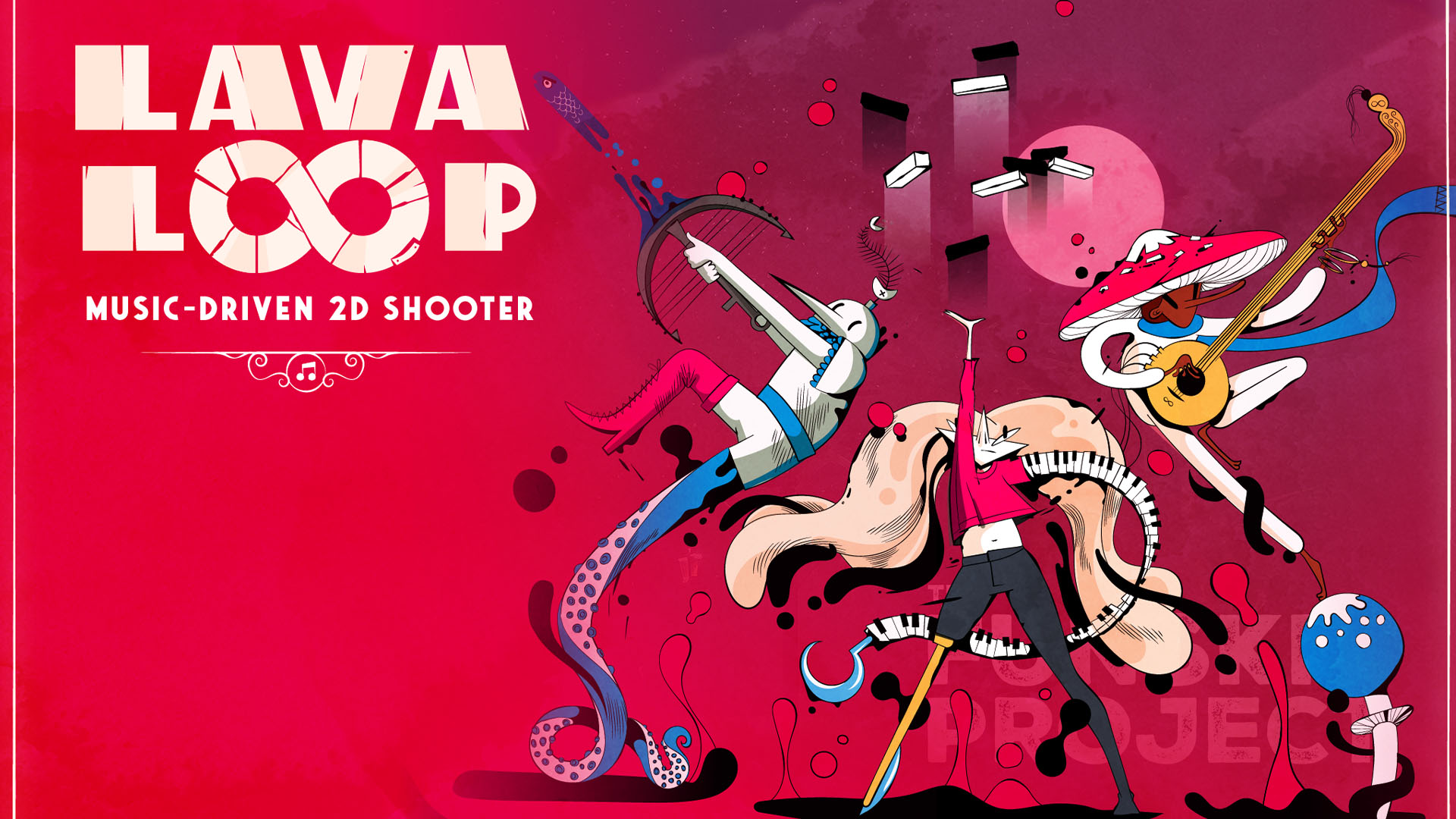 La lavaloop 2D sparatutto / platform 2D basato sulla musica ha annunciato per PC