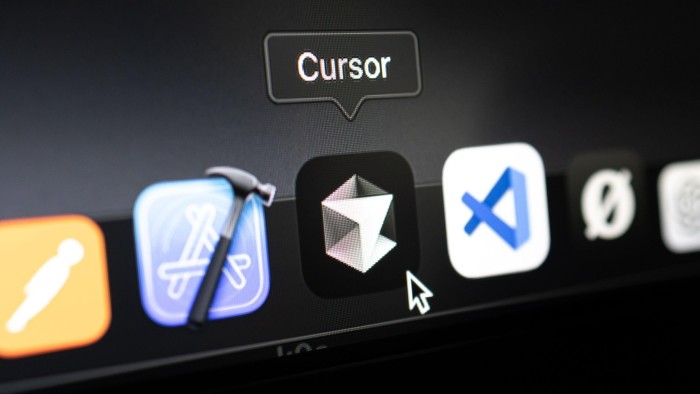 The Cursor app icon on a Mac screen
