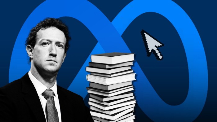 Mark Zuckerberg, books, Meta logo