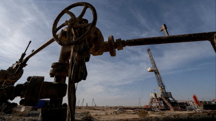 The Zhetybay oilfield in Kazakhstan.