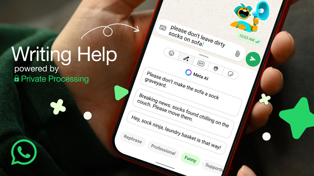 L'aiuto di Whatsapp Writing potrebbe essere ciò che finalmente uccide l'intelligenza Apple