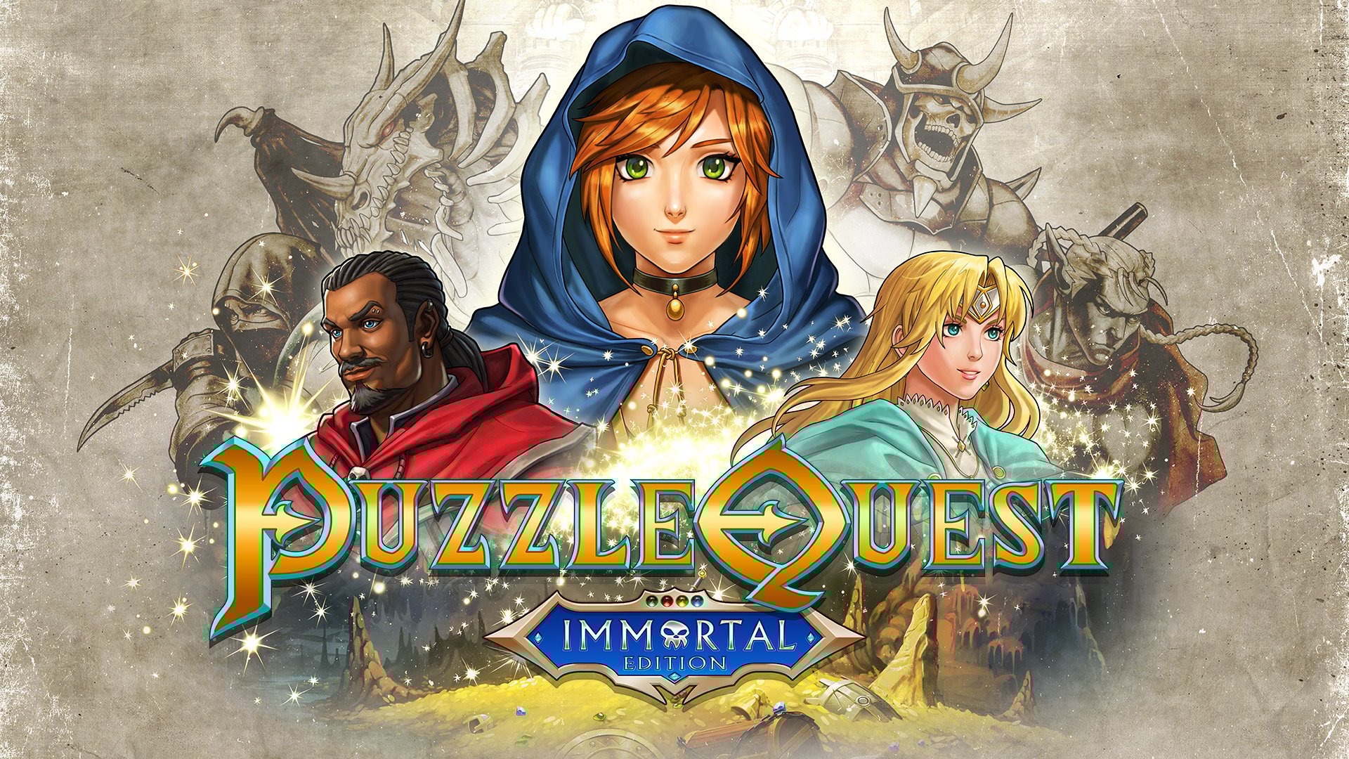 Puzzle Quest: Immortal Edition annunciata per PS5, Xbox Series, PS4, Xbox One, Switch e PC