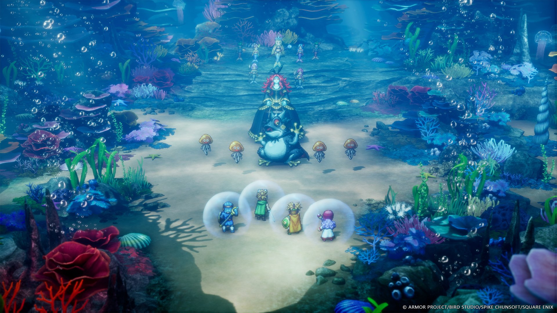 Dragon Quest I & II HD-2D Remake "Seabed", screenshot