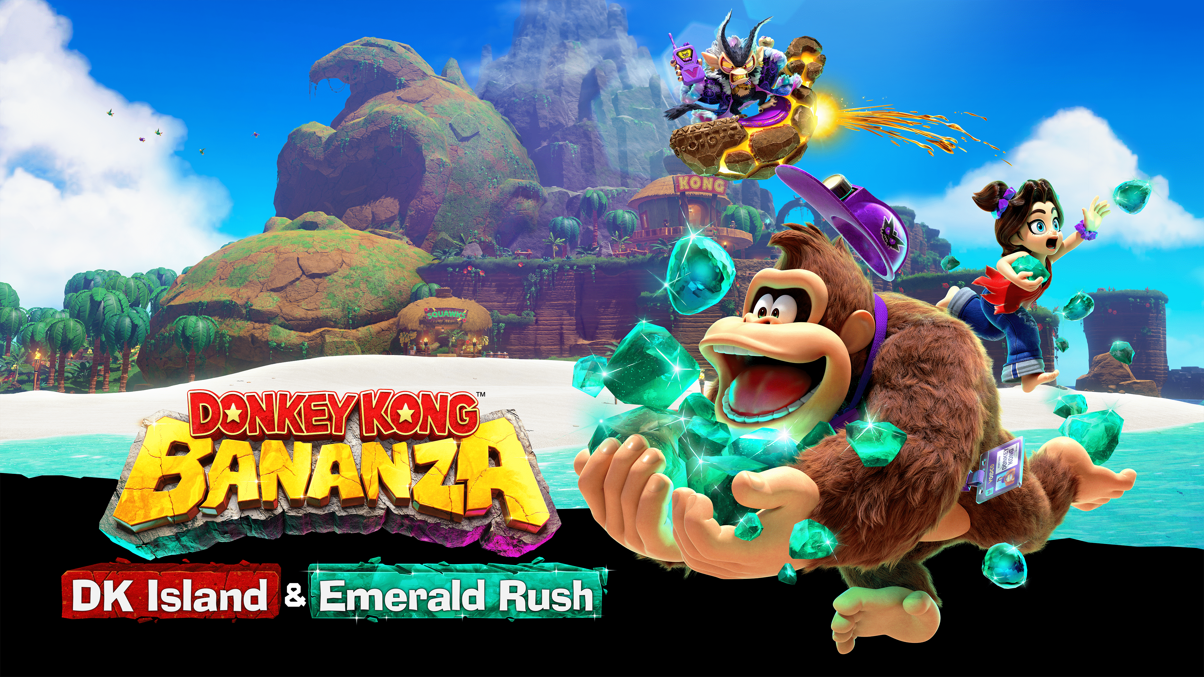 Donkey Kong BANZA DLC 'DK Island & Emerald Rush' annunciato, ora disponibile