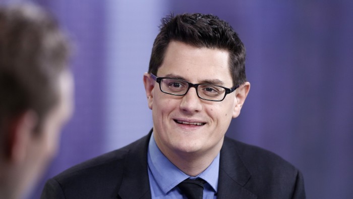 Justin Basini speaks during Bloomberg Television interview.