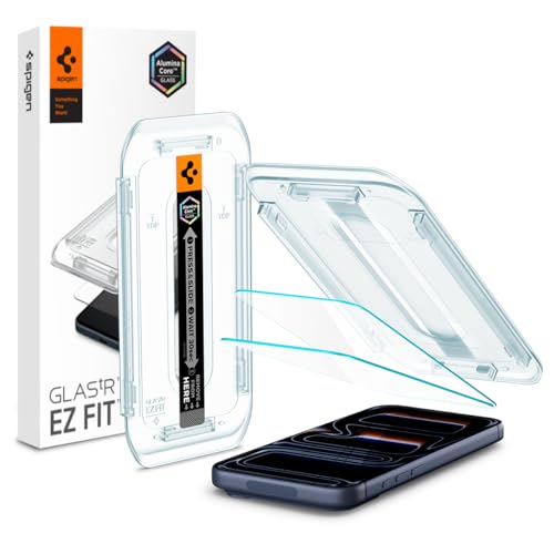 Spigen Aluminacore Glastr EZ Fit Screen Protector (2-Pack)