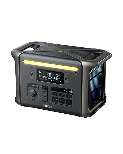 Centrale elettrica portatile Anker SOLIX F1500, generatore solare da 1800 W, PowerHouse...
