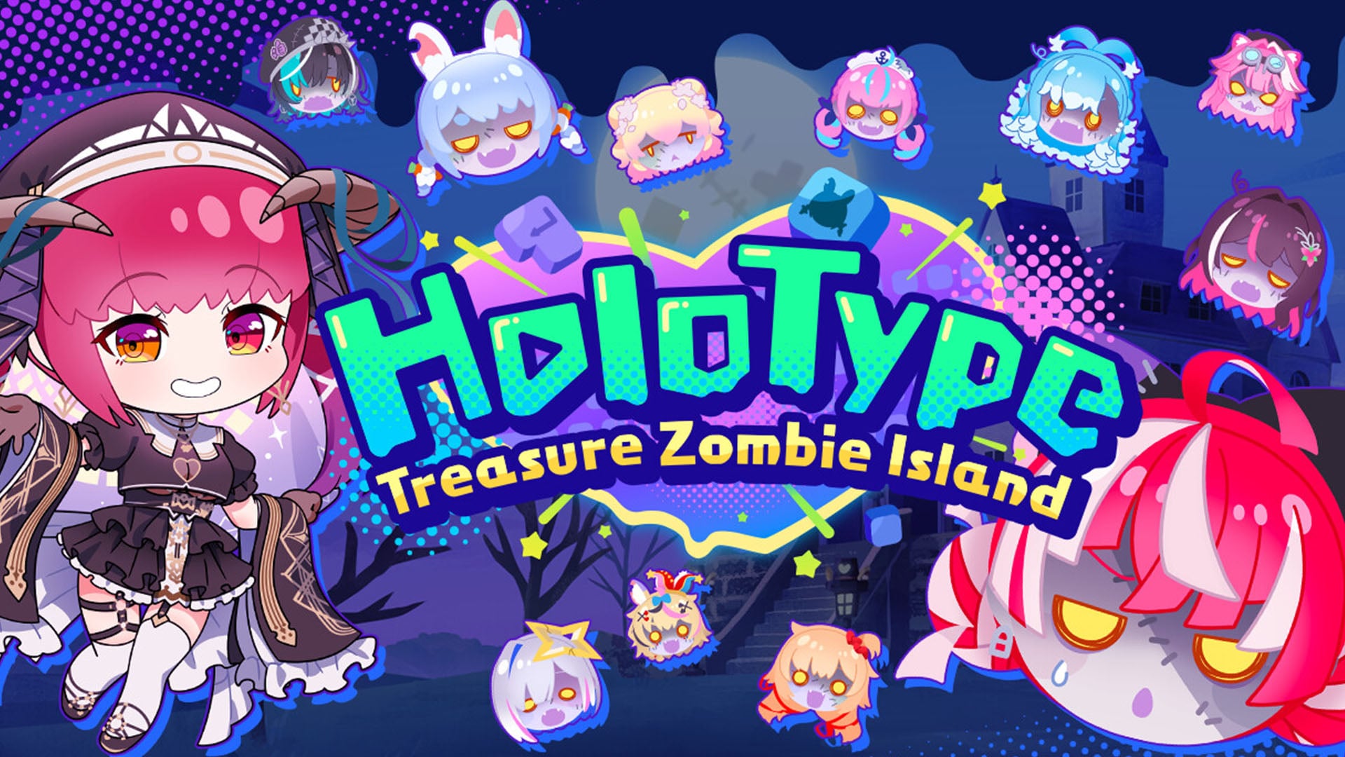 BeXide annuncia il gioco di digitazione HoloType: Treasure Zombie Island per PC