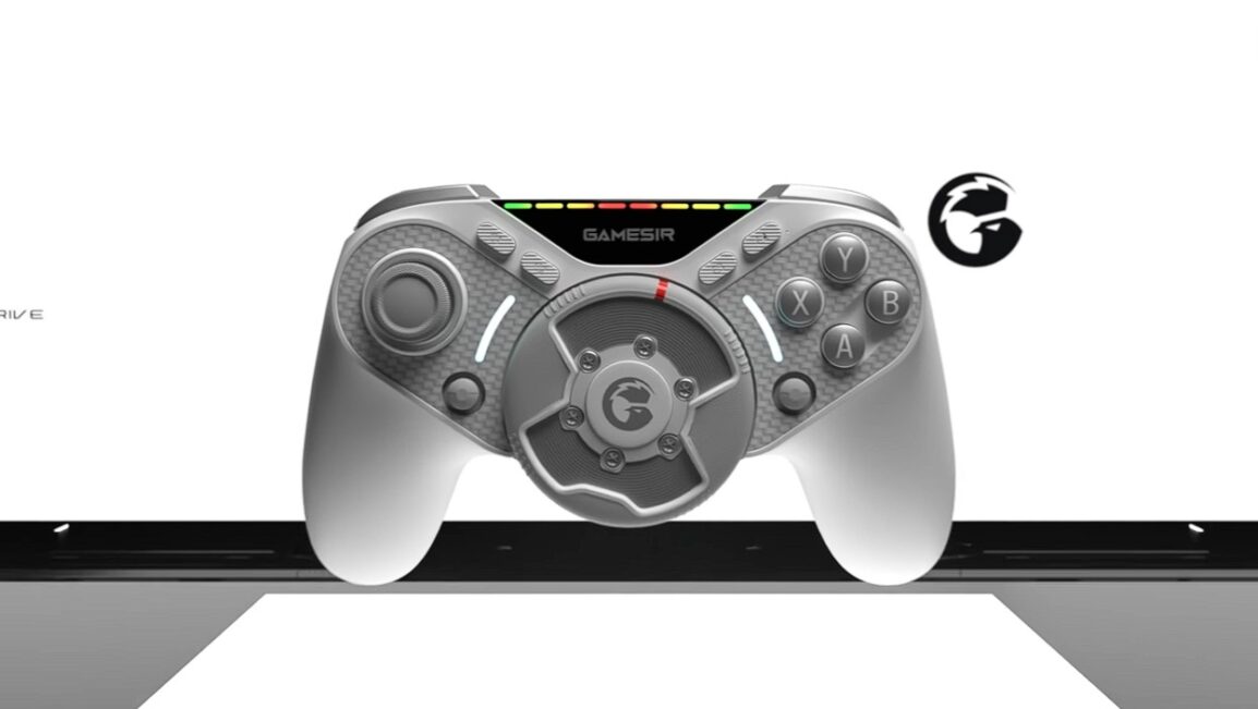 GameSir Swift DriveGameSir's Swift Drive è un gamepad ibrido selvaggio con un mini volante a trasmissione diretta