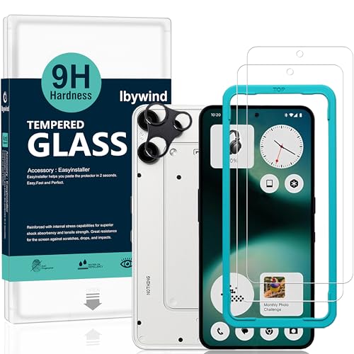 Proteggi schermo Ibywind con protezione per obiettivo fotocamera (confezione da 2)