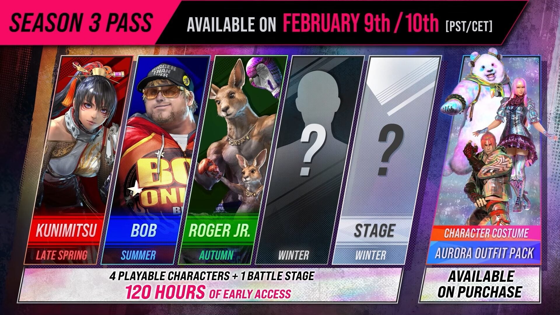 Annunciati i personaggi DLC di Tekken 8 Stagione 3