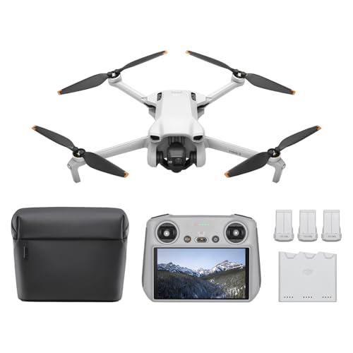 DJI Mini 3 Fly More Combo (DJI RC), Droni con Fotocamera per Adulti 4K, 3...