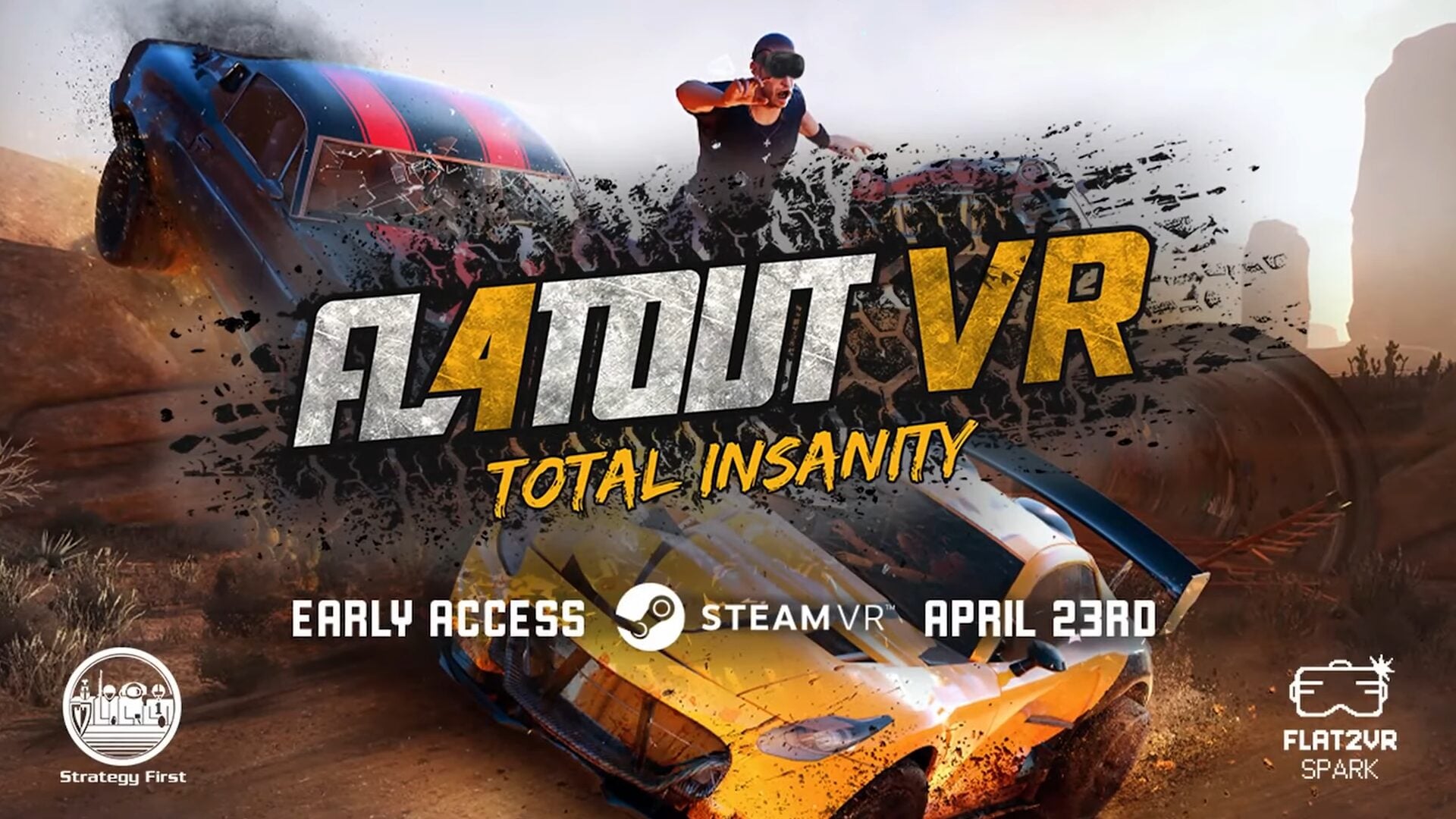 FlatOut 4: Total Insanity VR verrà lanciato in accesso anticipato per SteamVR il 23 aprile