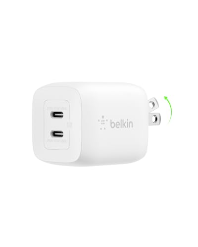 Caricabatterie Belkin BoostCharge Pro doppio GaN da 45 W