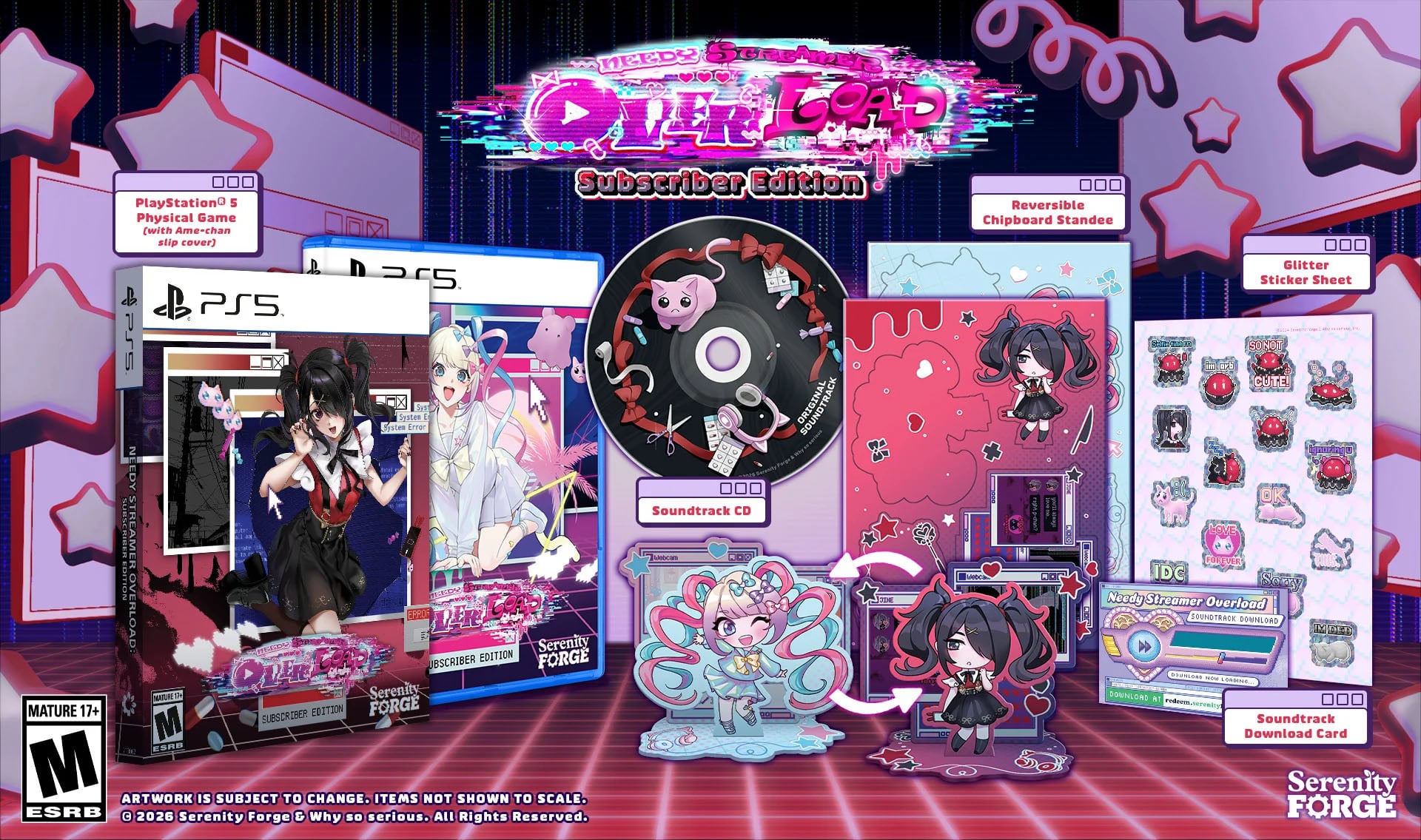 NEEDY STREAMER OVERLOAD Annunciata la "Subscriber Edition" fisica per PS5