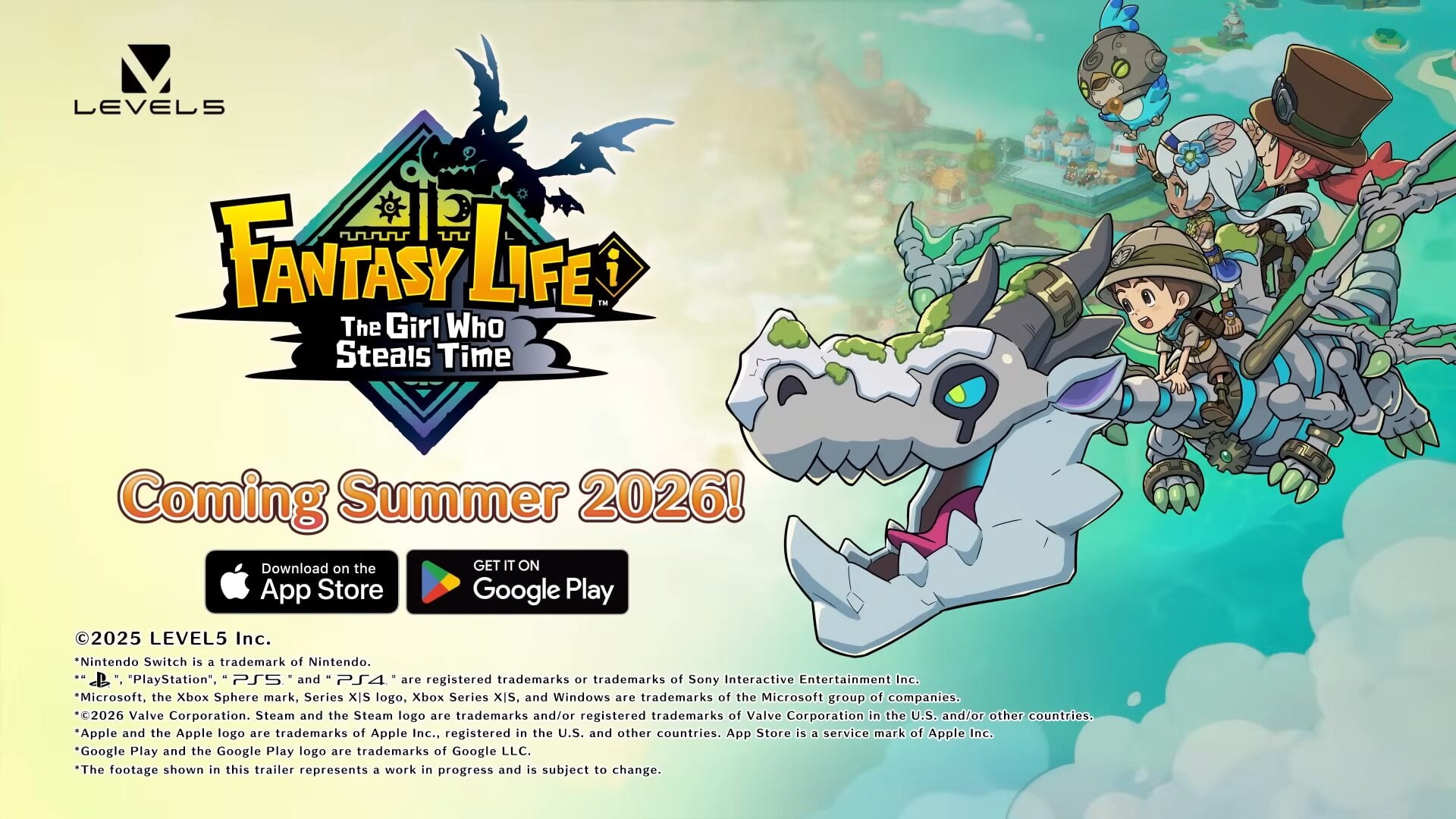 FANTASY LIFE i: La ragazza che ruba il tempo in arrivo su iOS e Android quest'estate