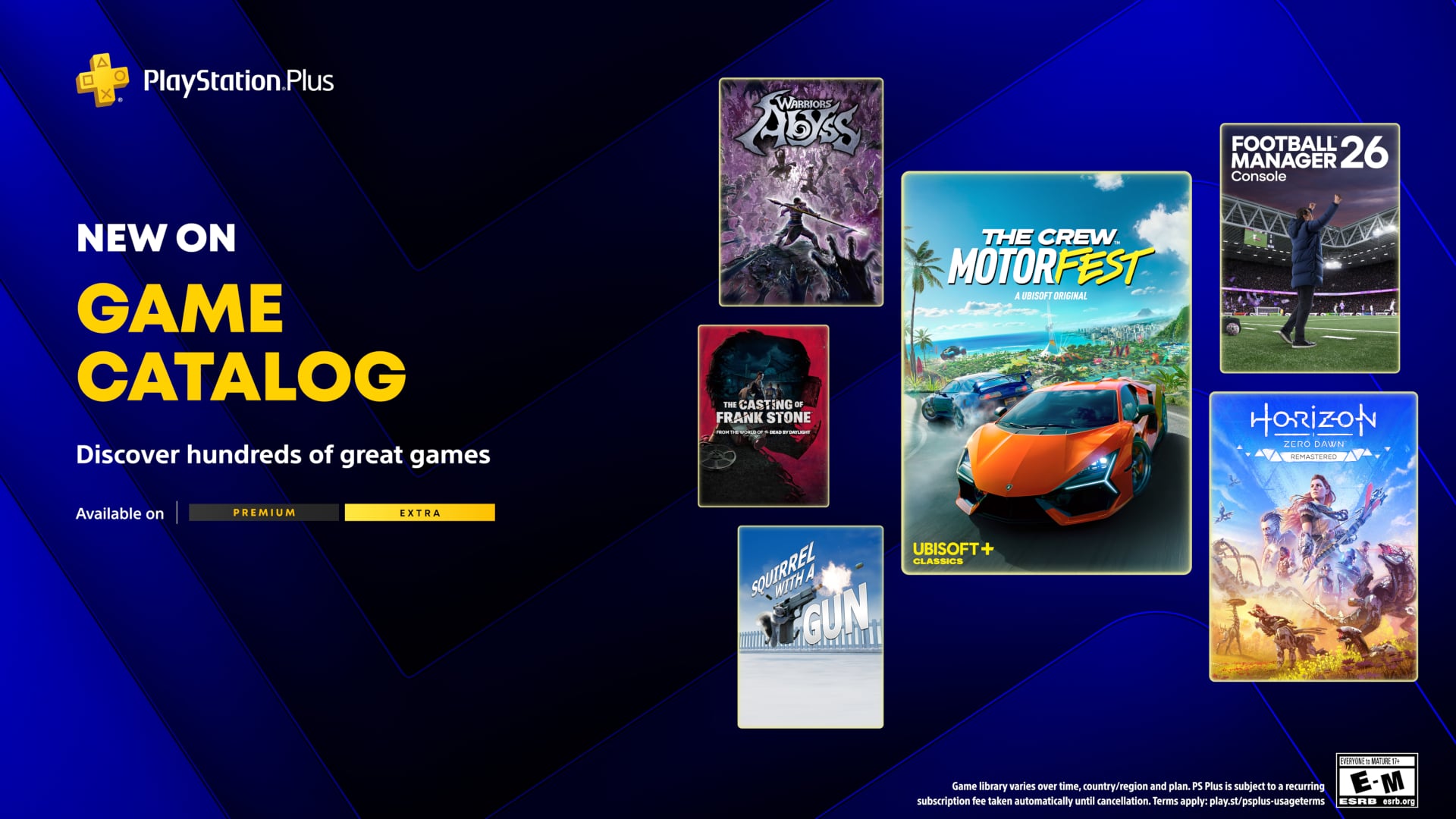 Annunciati il ​​catalogo dei giochi PlayStation Plus e il catalogo dei classici per aprile 2026