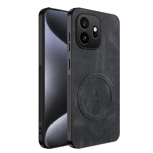 Custodia paraurti Terox con retro in pelle e MagSafe