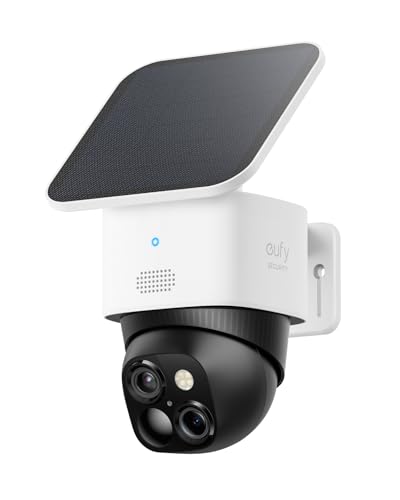 eufy Security SoloCam S340, Telecamere di Sicurezza Solare Wireless per Esterni,...