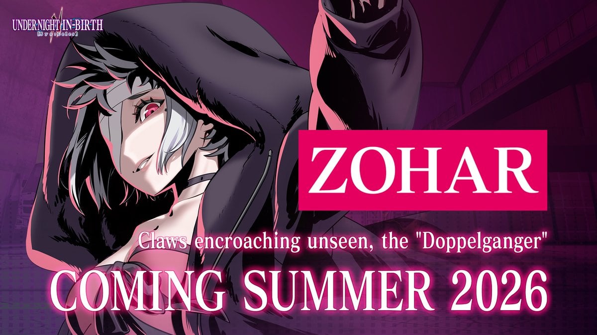 Annunciato il personaggio DLC Zohar di Night In-Birth II Sys:Celes