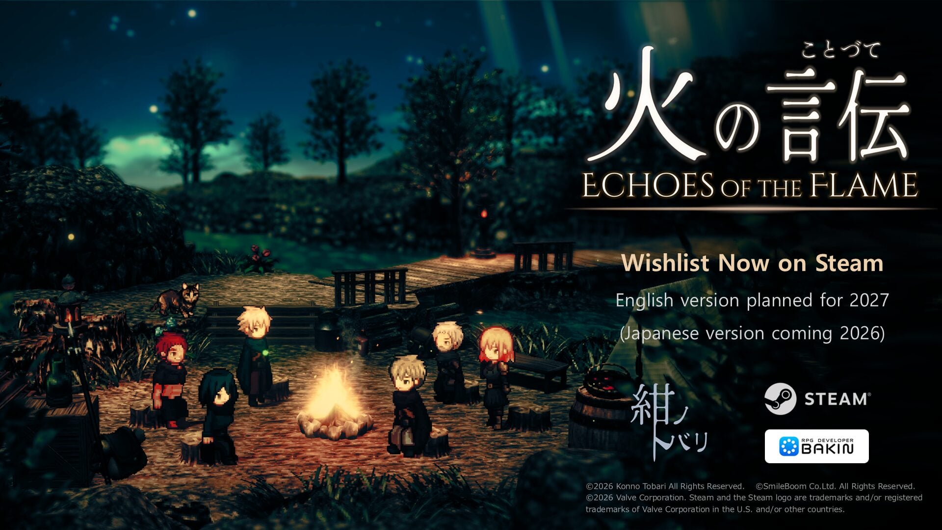 Annunciato il gioco di ruolo a turni con trama 2.5D Echoes of the Flame per PC