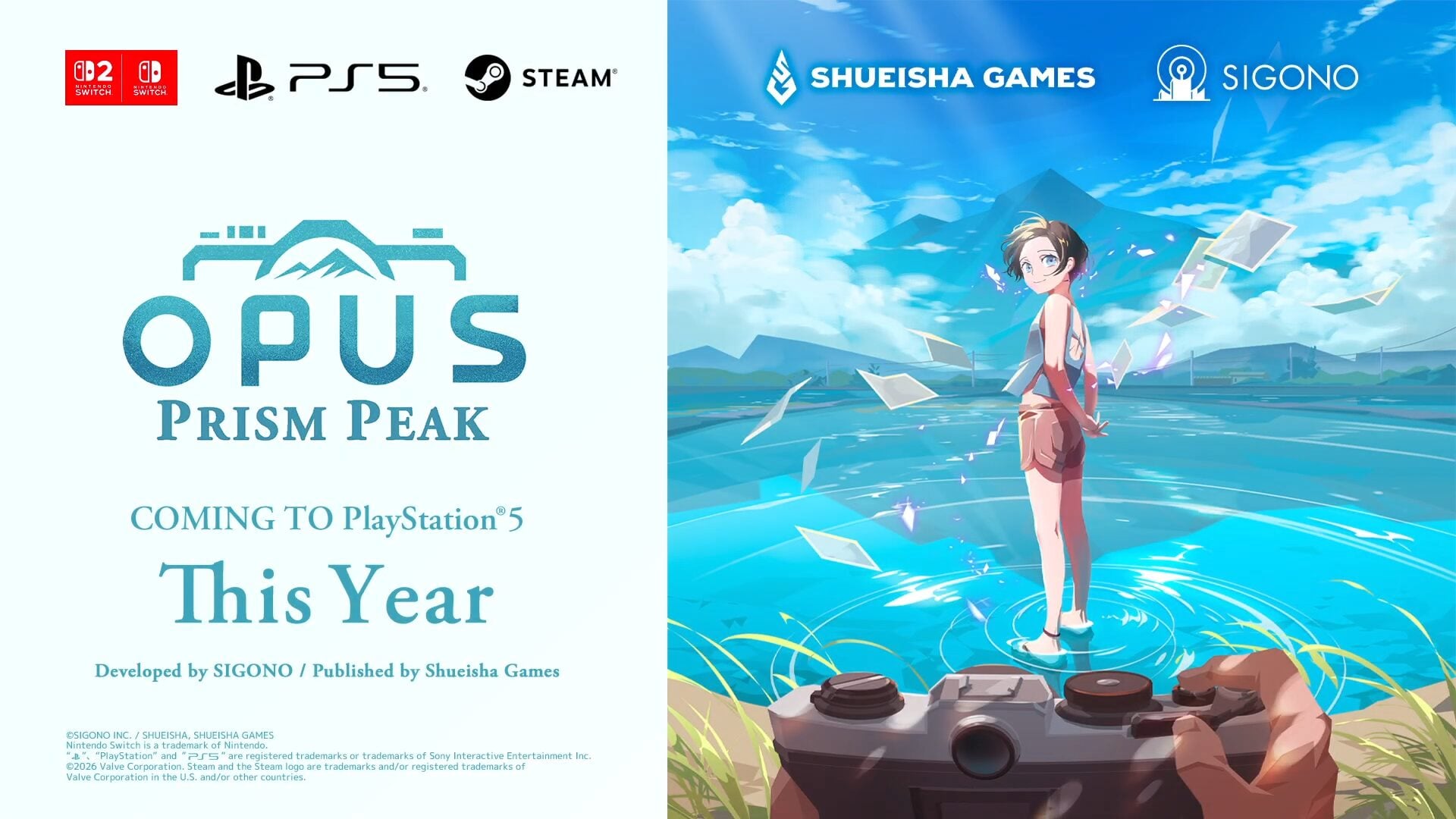 OPUS: Prism Peak in arrivo su PS5 nel 2026