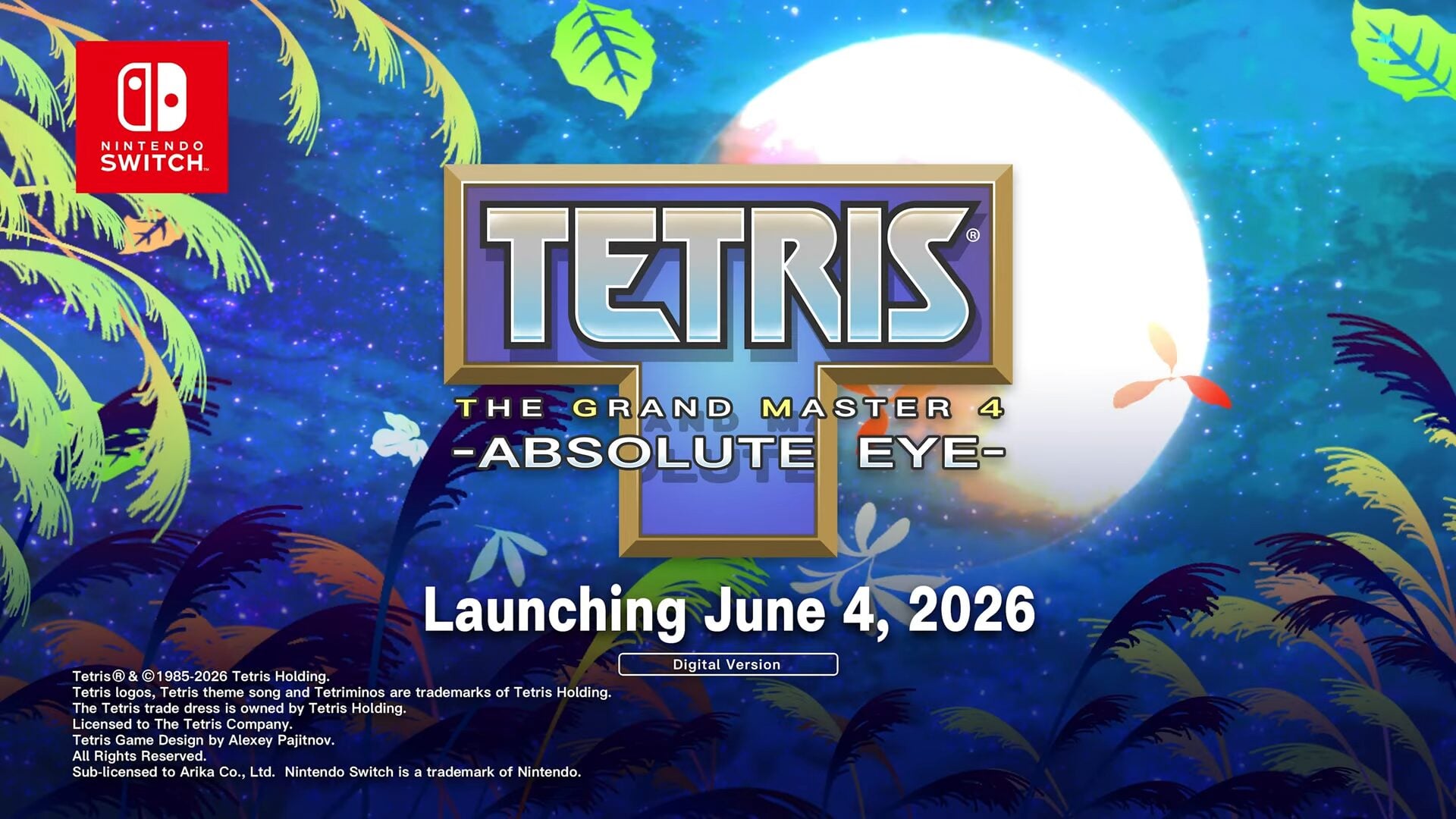 Tetris the Grand Master 4: Absolute Eye in arrivo su Switch il 4 giugno