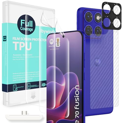 Proteggi schermo Ibywind con protezione per obiettivo fotocamera (confezione 2+1)