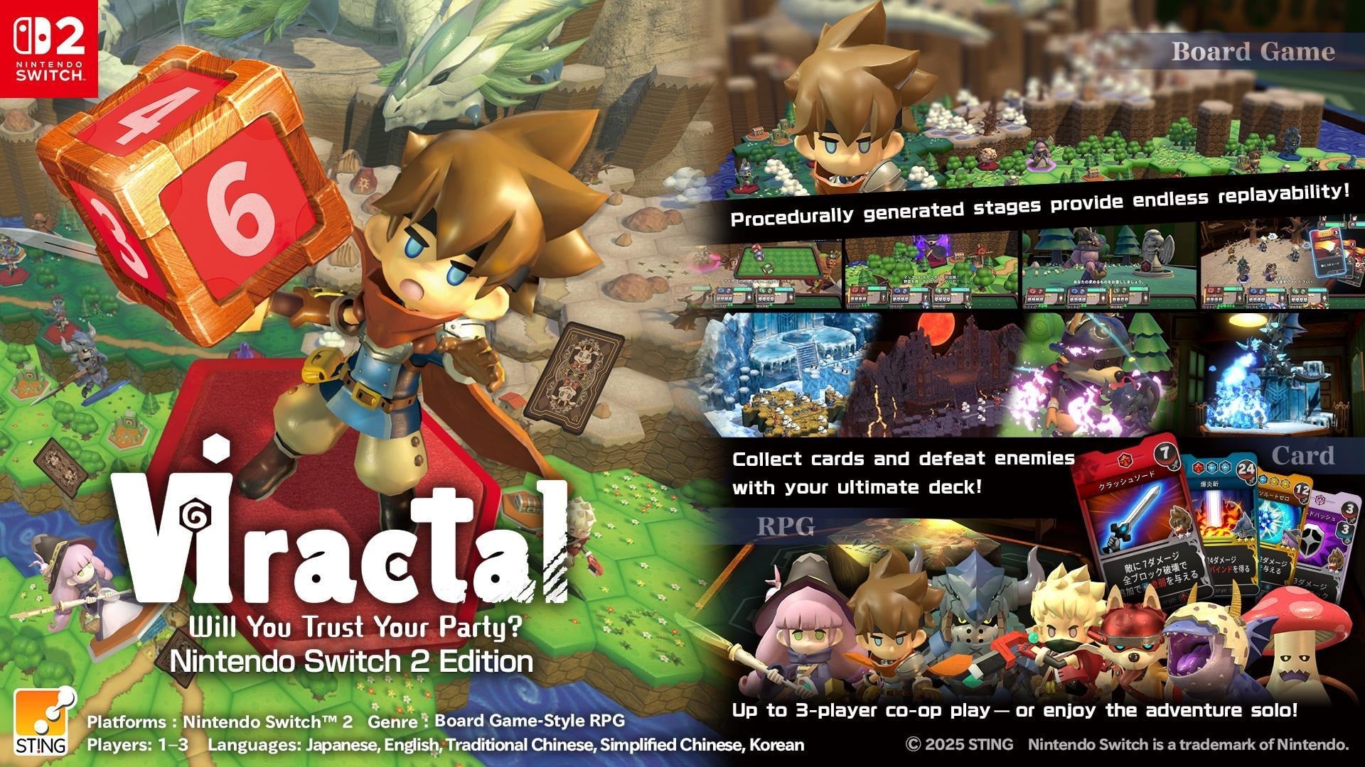 Viractal in arrivo su Switch 2, Switch il 30 settembre