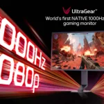 Il nuovissimo monitor UltraGear di LG offre una frequenza di aggiornamento di 1000 Hz
