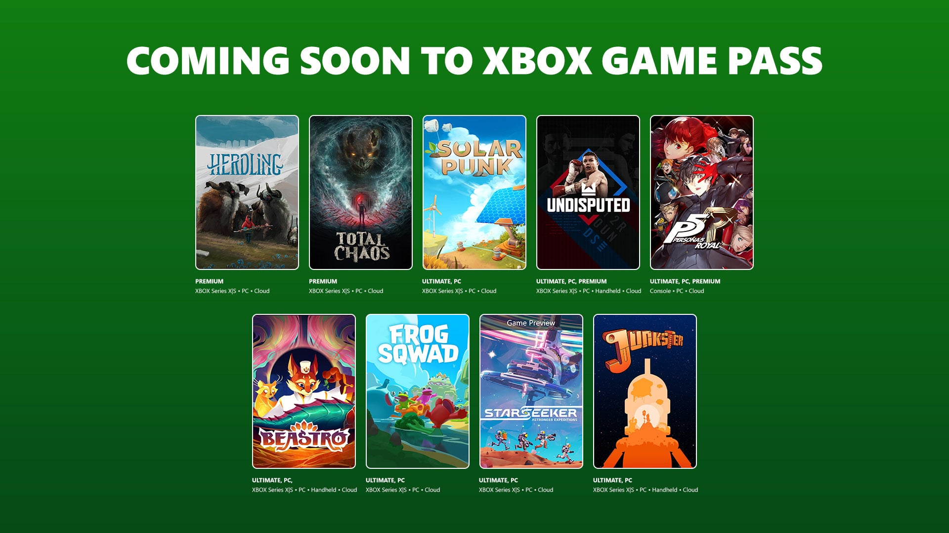 Game Pass aggiunge STARSEEKER: Astroneer Expeditions, Beastro, Undisputed e altro da inizio a metà giugno